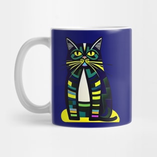 Grumpy Pop Art Cat Mug